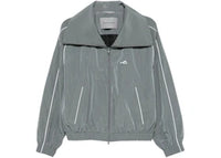 Balenciaga Women's High Collar Tracksuit Jacket Elephant Grey