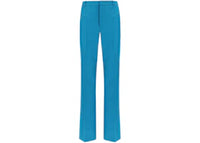 Balenciaga Women's High-Waist Tailored Flared Pants Blue