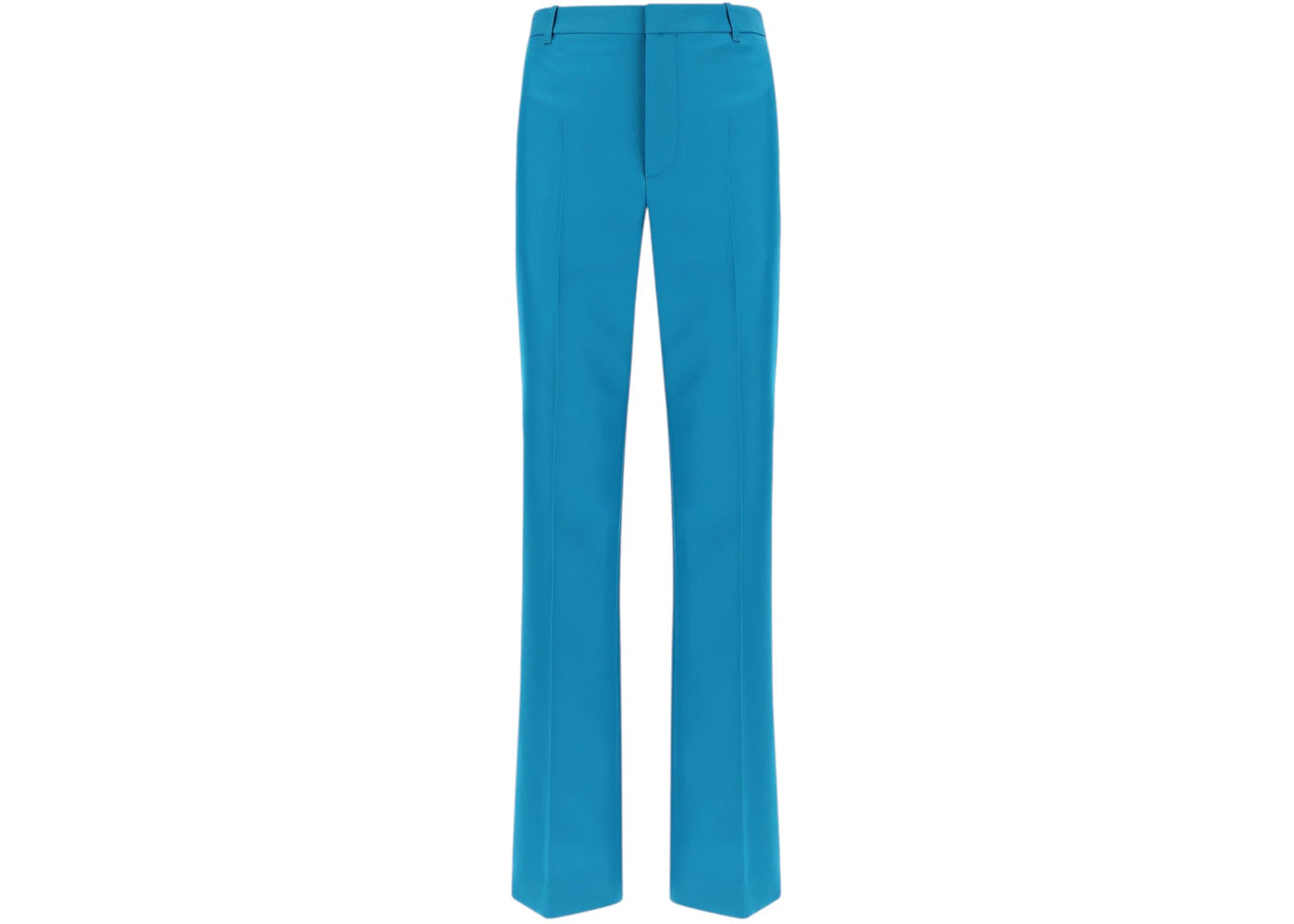Balenciaga Women's High-Waist Tailored Flared Pants Blue - vue secondaire A