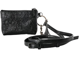 Balenciaga Women's Le City Phone Strap Pouch Black - vue 360