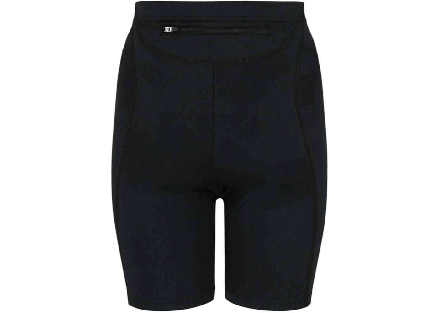 Balenciaga Women's Logo Print Athletic Cycling Shorts Black/White - vue secondaire A