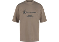 Balenciaga World Food Programme Crewneck T-Shirt Taupe/Black