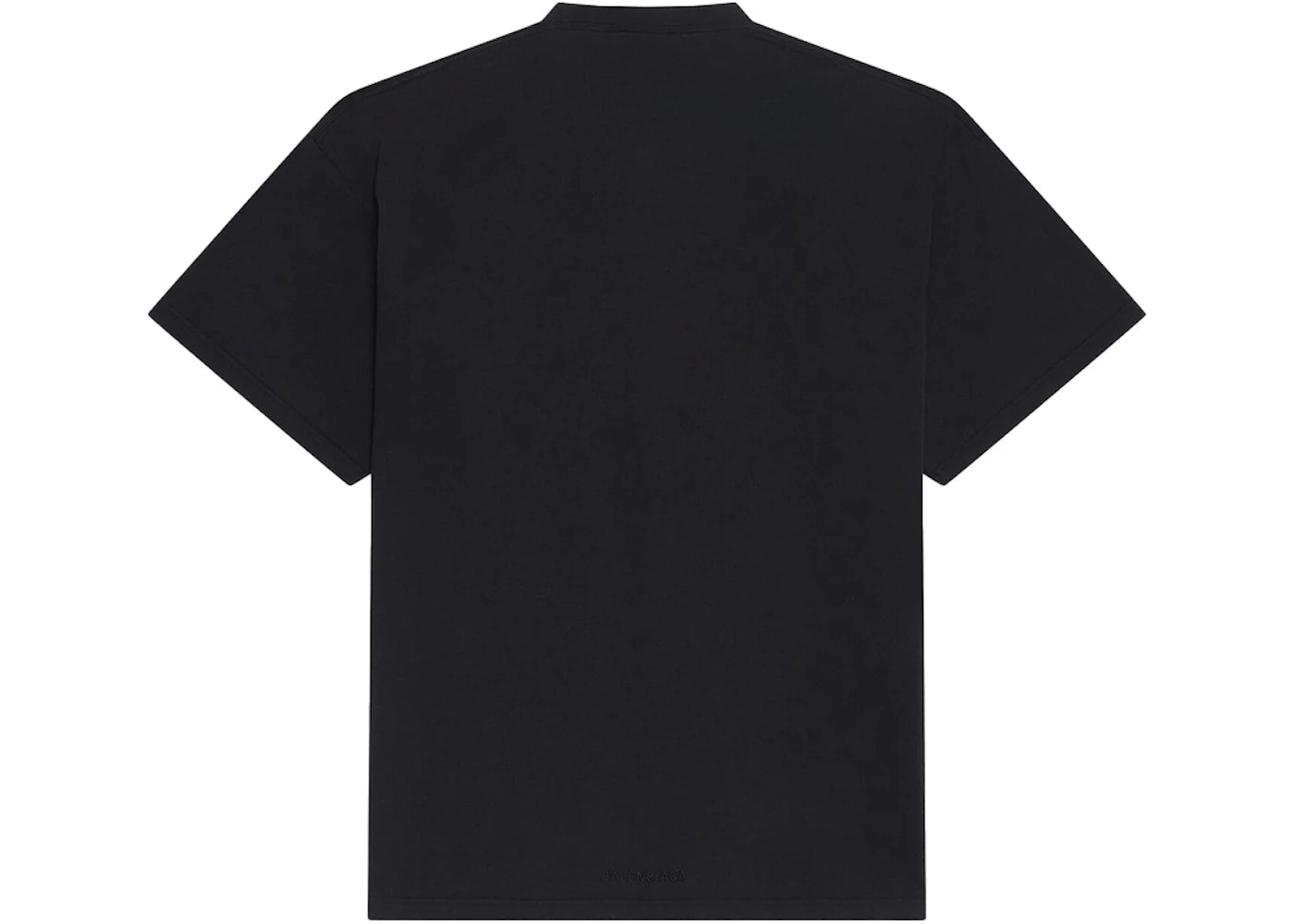 Balenciaga x The Simpsons Oversized T-Shirt Black - vue secondaire A