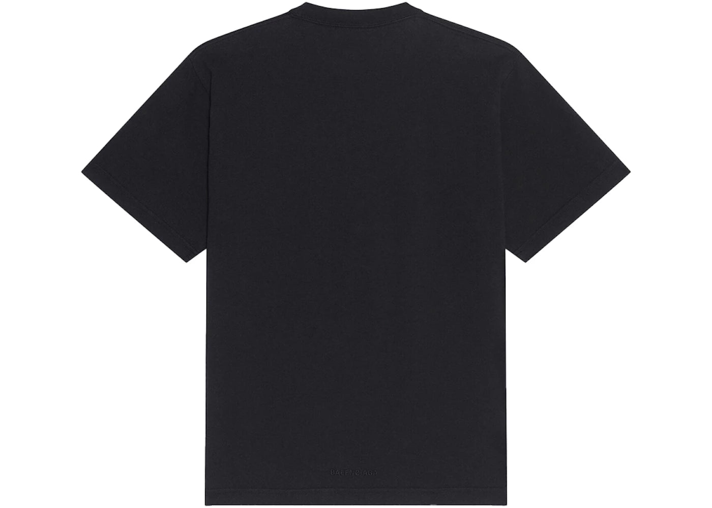 Balenciaga x The Simpsons Womens Small Fit T-Shirt Black - vue secondaire B