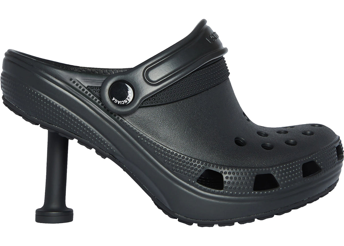 Balenciaga x Crocs Madame 80MM Black (Women's) - vue 360