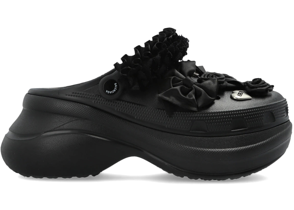 Balenciaga x Crocs Mule Strap Black (Women's) - vue 360