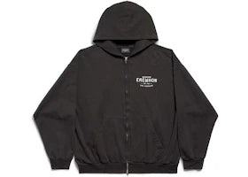 Balenciaga x Erewhon Los Angeles Zip-Up Hoodie Medium Fit Black/White