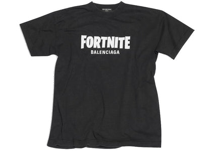 Balenciaga x FORTNITE©2021 Medium Fit T-shirt Black/White - apparel view 2