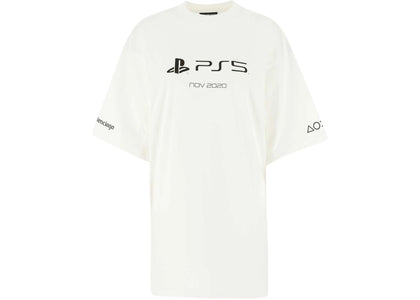 Balenciaga x PlayStation Boxy T-shirt White - authentic Balenciaga apparel