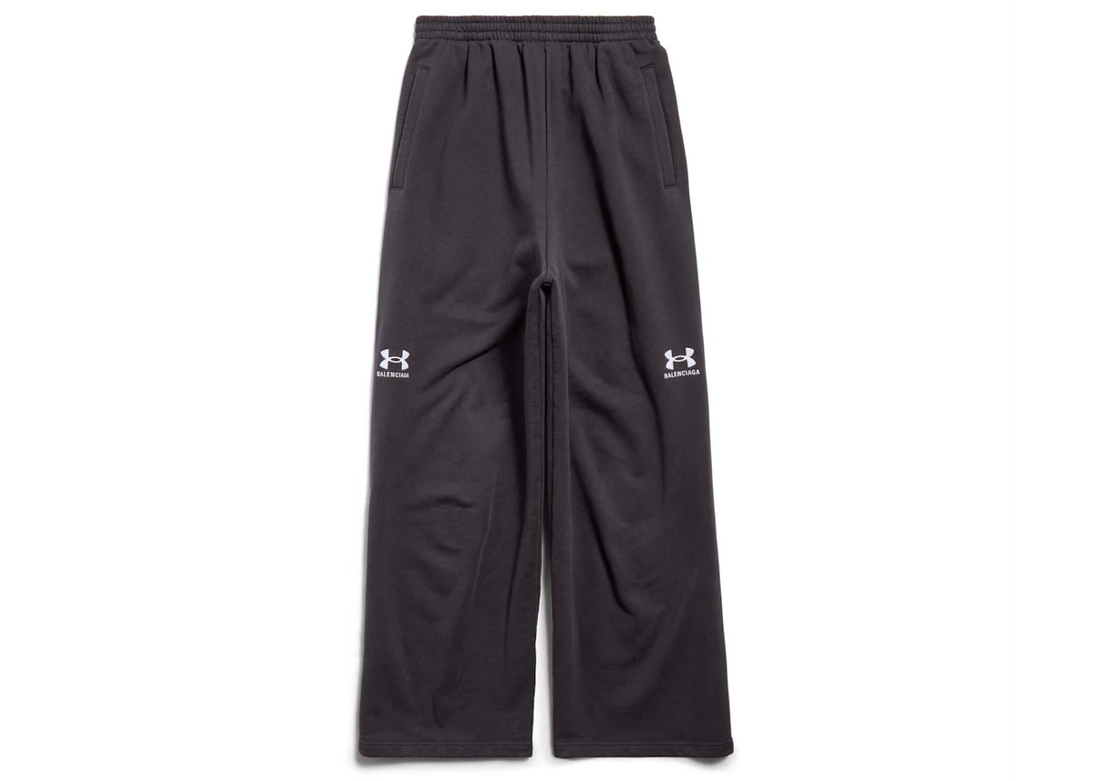 Balenciaga x Under Armour Baggy Sweatpants Black/White - vue 360