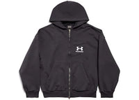 Balenciaga x Under Armour Zip-Up Hoodie Regular Fit Black/White