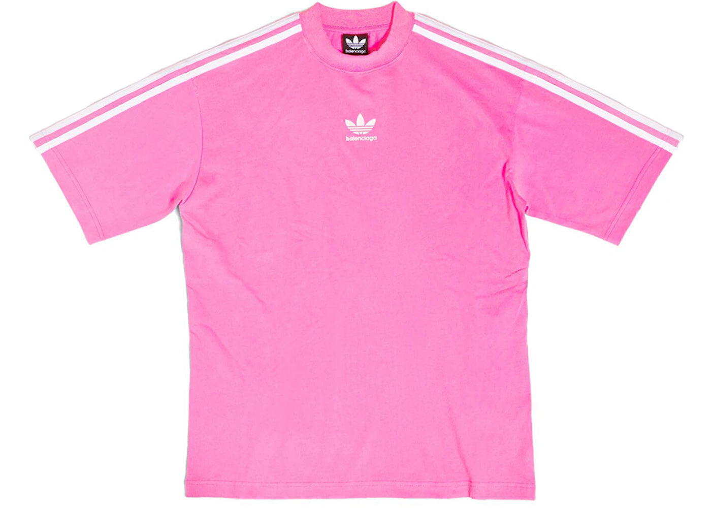 Balenciaga x adidas Medium Fit T-Shirt Neon Pink - vue secondaire A
