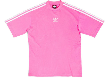 Balenciaga x adidas Medium Fit T-Shirt Neon Pink - apparel view 2
