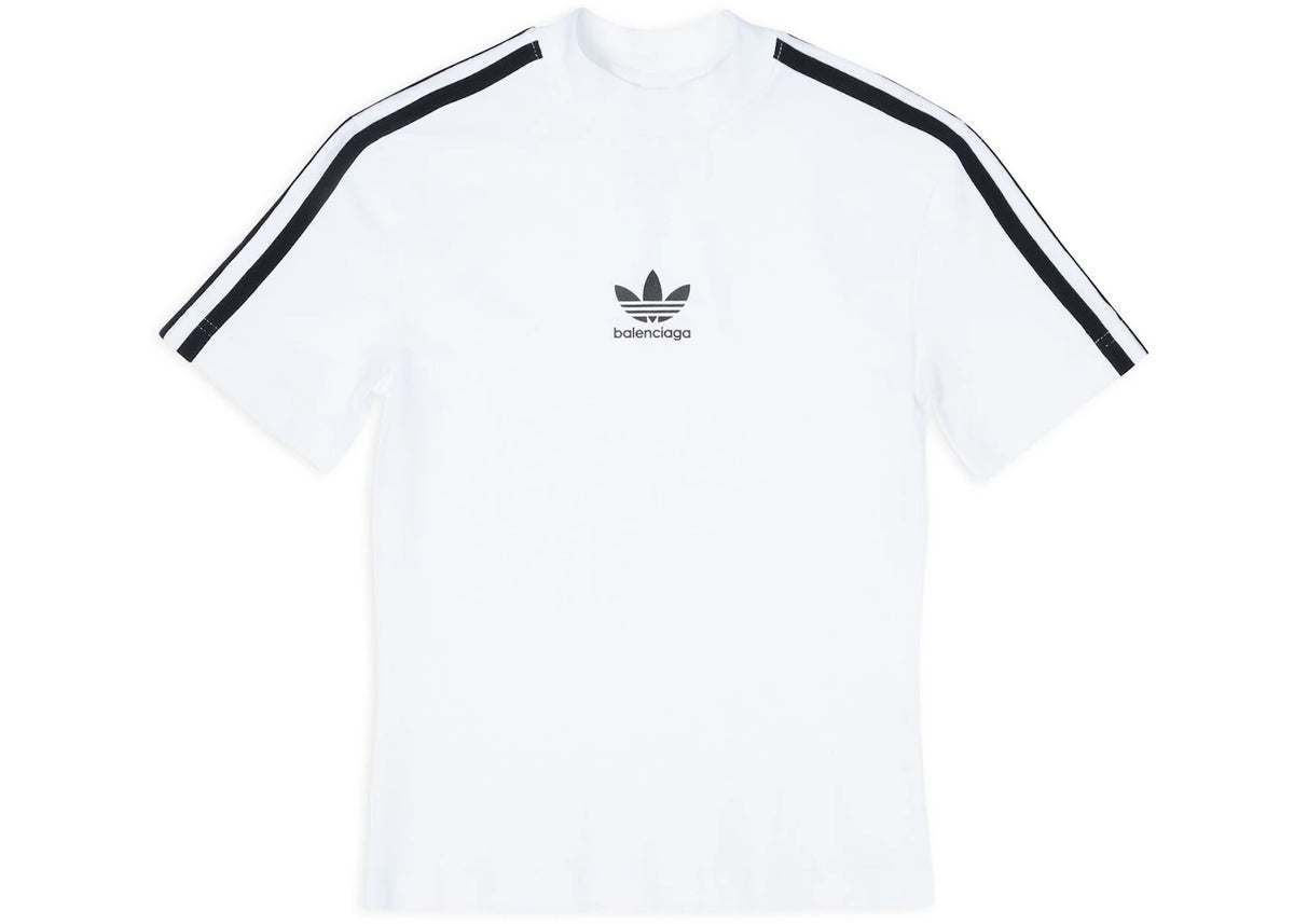 Balenciaga x adidas Shrunk T-Shirt White - vue 360