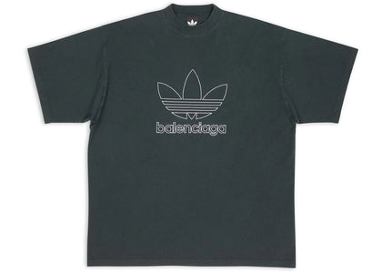 Balenciaga x adidas T-Shirt Oversized Green - authentic Balenciaga apparel