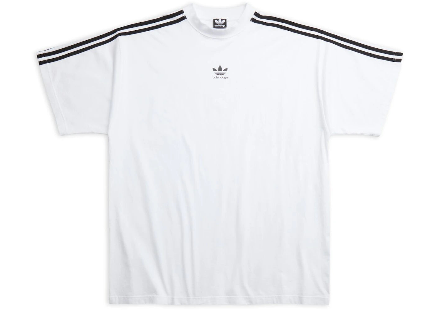 Balenciaga x adidas T-Shirt Oversized White - vue secondaire A