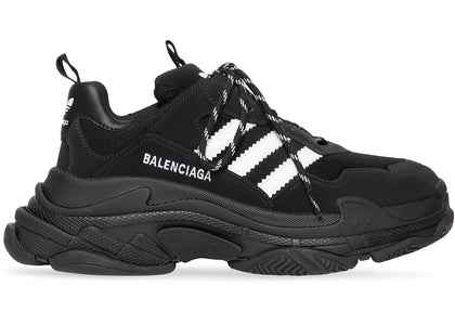 Balenciaga x adidas Triple S Black White (Women's) - authentic Balenciaga sneakers