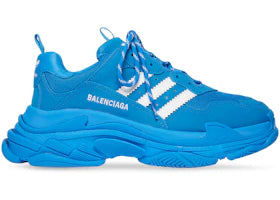 Balenciaga x adidas Triple S Blue White (Women's) - vue 360