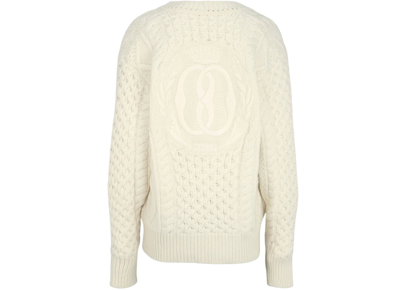 Bally Cable Knit Cardigan Bone - vue secondaire B