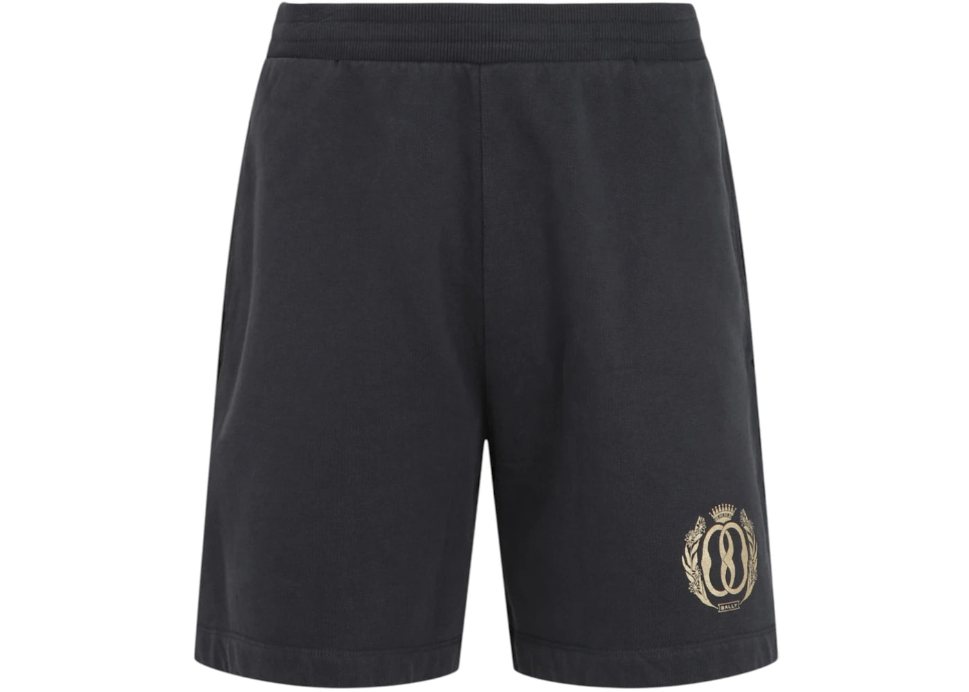 Bally Graphic Print Sweatpant Shorts Midnight - vue secondaire A