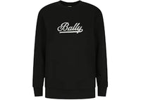 Bally Women's Script Logo Crewneck Sweatshirt Black