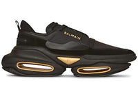Balmain B-Bold Low-Top Black Gold