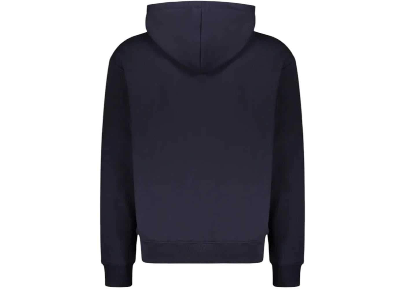 Balmain Double Logo Cotton Hoodie Navy - vue secondaire B