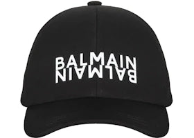 Balmain Double Logo Hat Black - vue 360