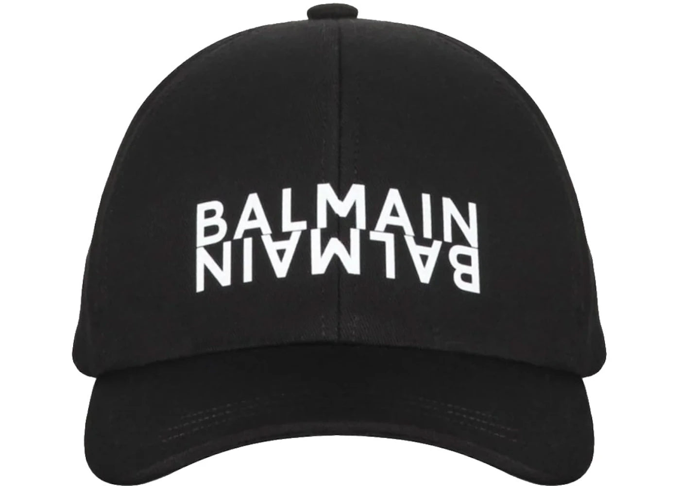 Balmain Double Logo Hat Black - vue secondaire A