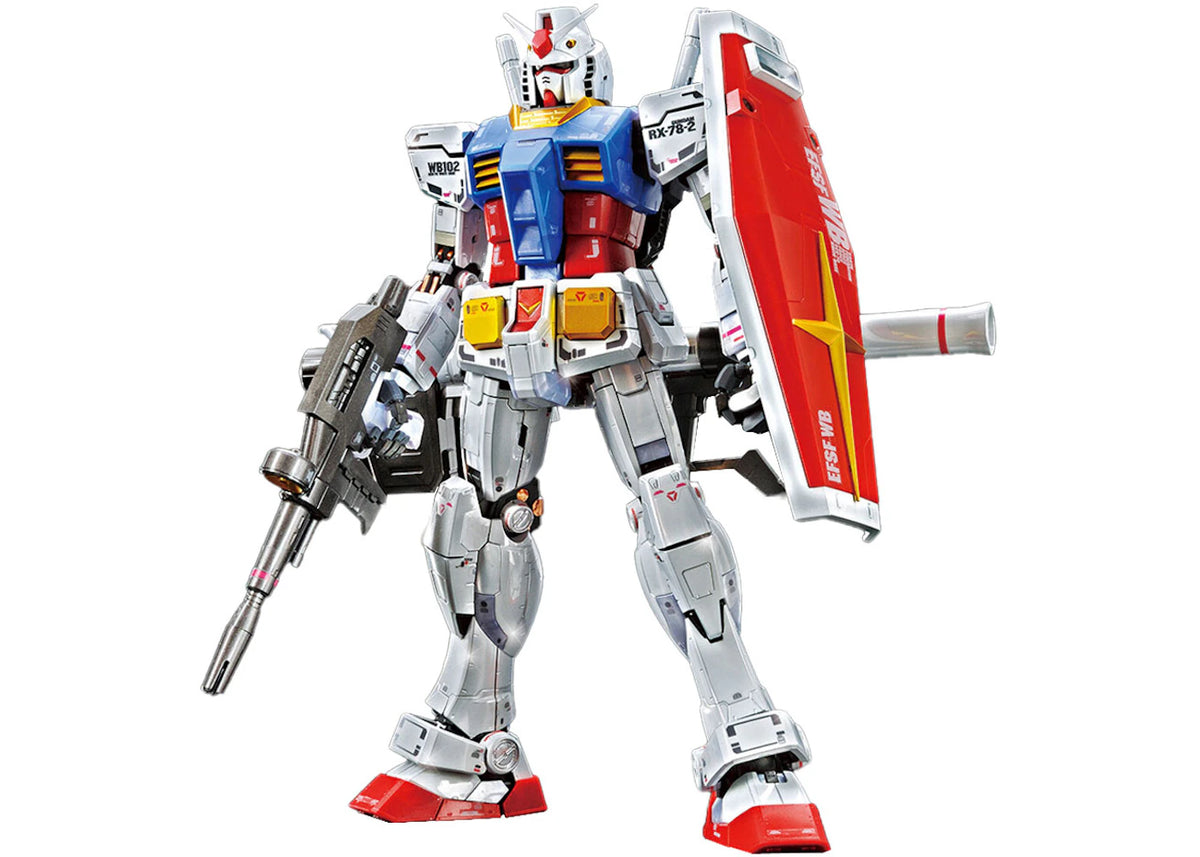 Bandai 1/100 MG RX-78-2 Gundam Ver.3.0 (Titanium Finish) (The Gundam Base Limited) Model Kit Figure (2021) - vue secondaire B