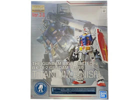 Bandai 1/100 MG RX-78-2 Gundam Ver.3.0 (Titanium Finish) (The Gundam Base Limited) Model Kit Figure (2021) - vue 360