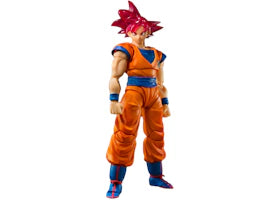 Bandai Namco S.H.Figuarts Super Saiyab God Son Goku Figure - vue 360