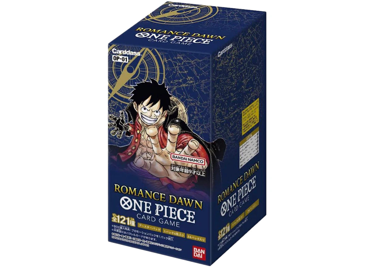 Bandai One Piece Card Game Romance Dawn Carddass Booster Box (OP-01) (Japanese) - vue 360