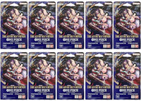 Bandai One Piece The Azure Sea's Seven (OP-14) Sleeved Booster Pack 10x Lot