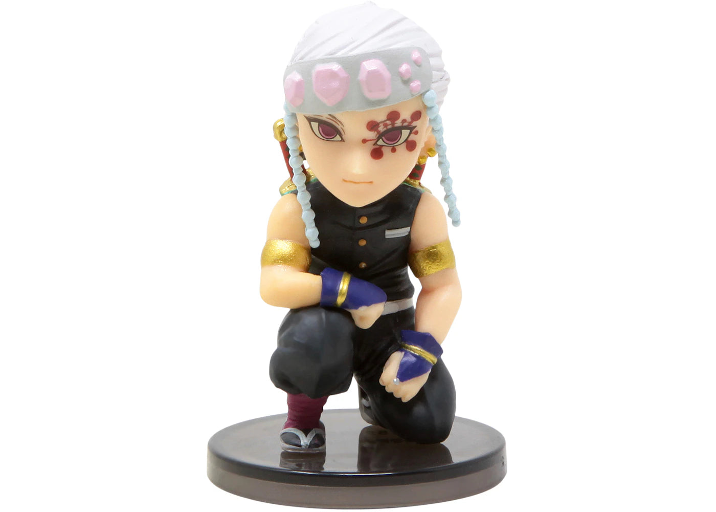 Banpresto Demon Slayer Kimetsu No Yaiba World Be In Front Of The Oyakata-Sama Volume 2 Tengen Uzui Figure Black & White - vue 360