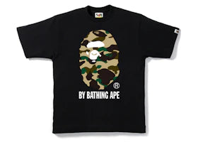 BAPE 1st Camo By Bathing Tee Black/Camo - vue 360