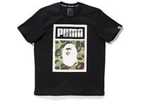 BAPE X Puma ABC Camo Logo Tee Black