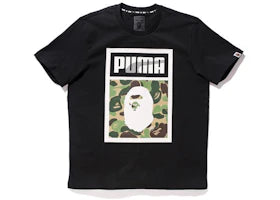 BAPE X Puma ABC Camo Logo Tee Black