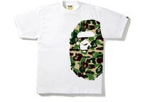 BAPE ABC Side Big Ape Head Tee White/Green