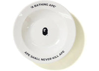 BAPE Ape Head Plate White