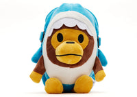 Bape Baby Milo Plush Shark Mobile Bag Blue