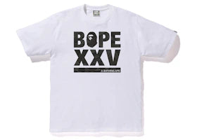 BAPE Bapexclusive Aoyama XXV Tee White