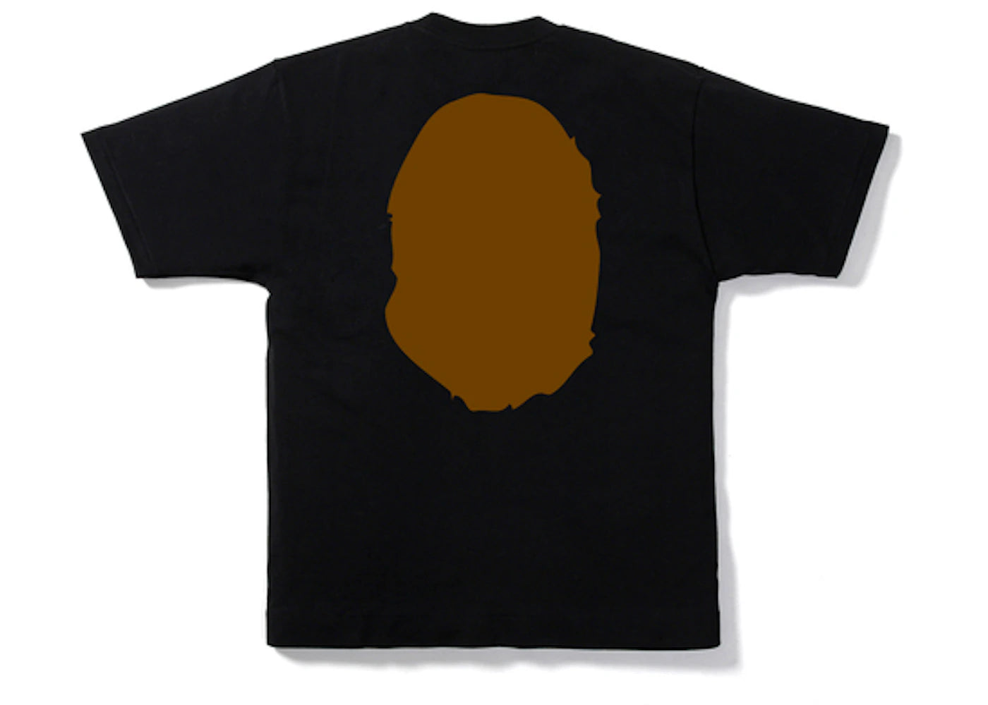 BAPE 1st Camo Big Ape Head Tee Black/Yellow - vue secondaire B