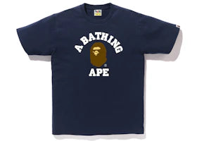 BAPE College Tee Navy