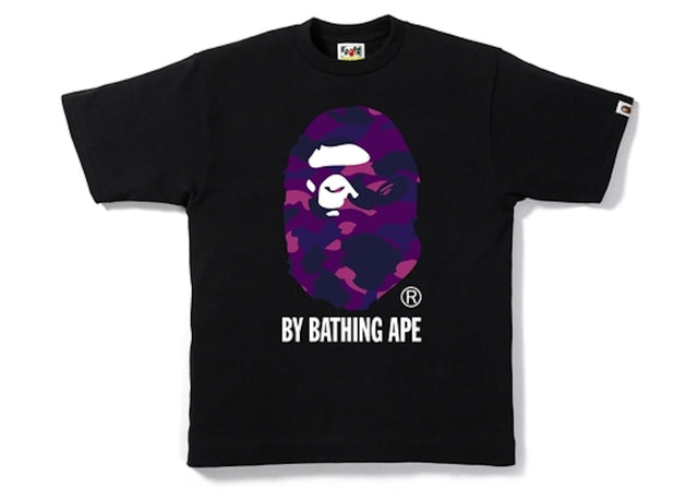 BAPE Color Camo By Bathing Tee Black/Purple