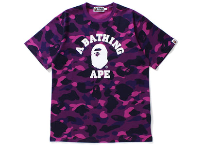 BAPE Color Camo College Tee Purple - product view 2