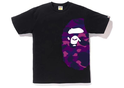 BAPE Color Camo Side Big Ape Head Tee Black/Purple - product view 2