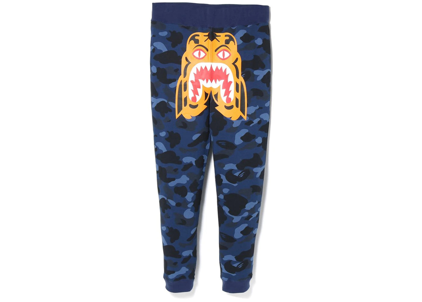 BAPE Color Camo Tiger Slim Sweat Pants Blue - vue secondaire A
