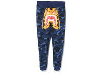 BAPE Color Camo Tiger Slim Sweat Pants Blue