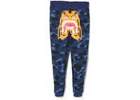BAPE Color Camo Tiger Slim Sweat Pants Blue